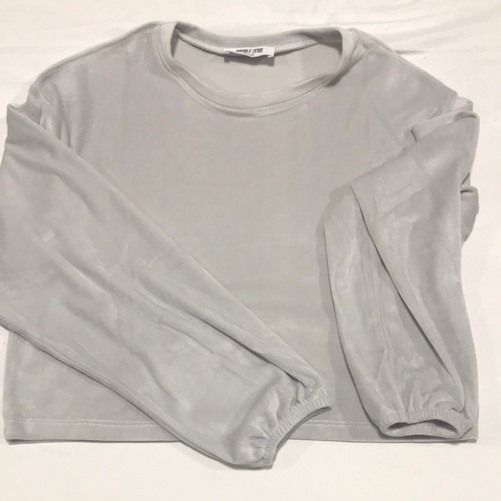 Skirt set light grey/silver size L